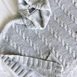 Girls Sweater Poncho